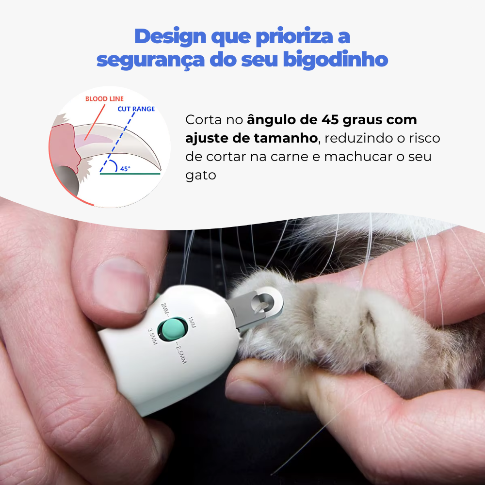 Cortador de Unha PetCare Bigodinhos: Corte sem Machucar!