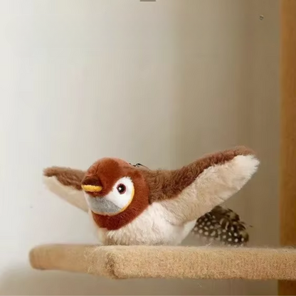 Passarinho Interativo Elétrico Bird Tazzy Bigodinhos