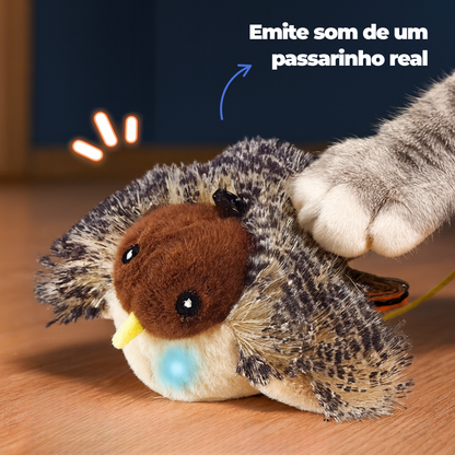 Passarinho Interativo Elétrico Bird Tazzy 2.0 Bigodinhos